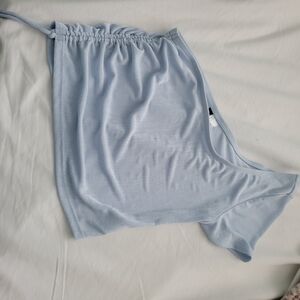 H&M Light Blue Divided Top